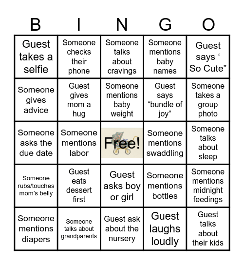 Regan & Otis - Bingo Roaming Game Bingo Card