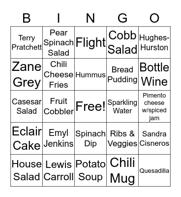 Me's Server Contest Bingo Card