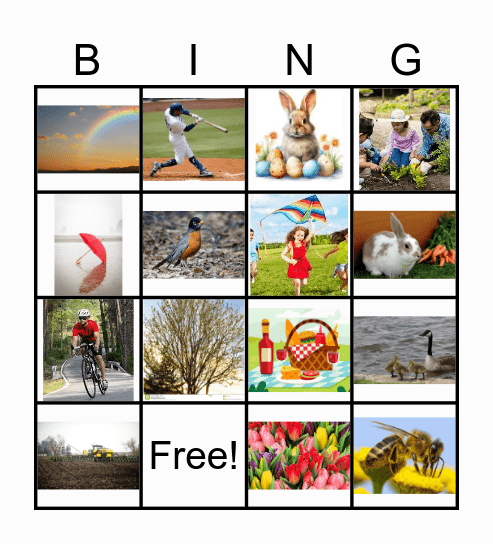 Spring BINGO! Bingo Card