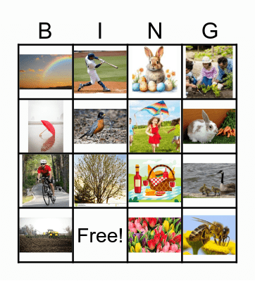 Spring BINGO! Bingo Card