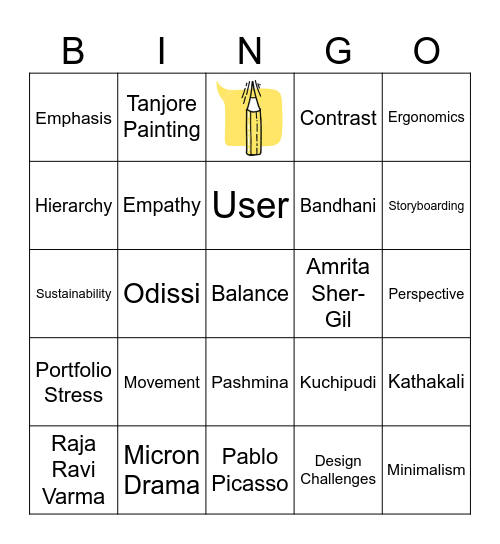 Gurumantra Design Bingo Card