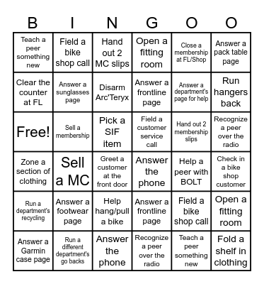 We Go Further Together Bingo Card