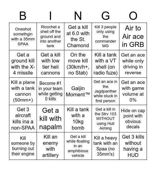 Jules I Guess Bingo Card