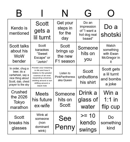 MyBingoDay Bingo Card