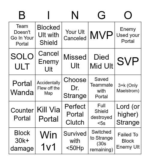 BY THE EYE OF AGAMOTTO Bingo Card