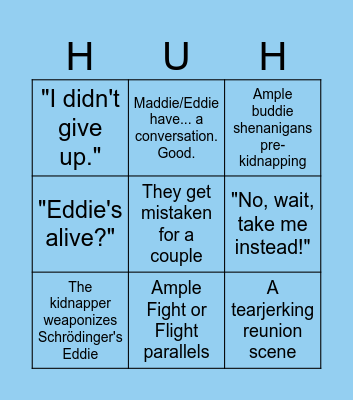 PIGS ARE FLYING TODAY BOYS Bingo Card
