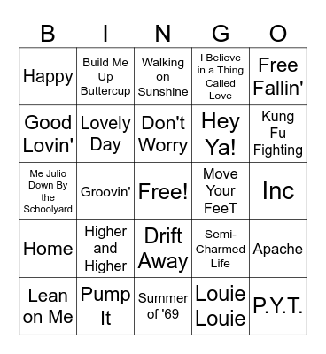 OUTSPOKEN GAME 12 Bingo Card