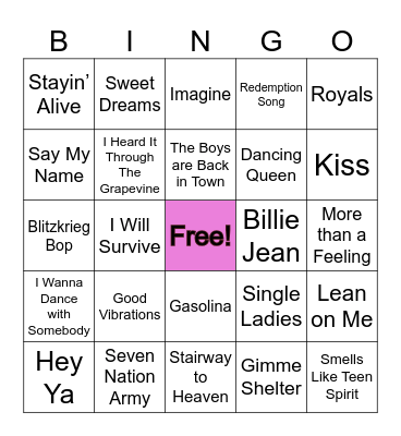 Top 500 #2 Bingo Card