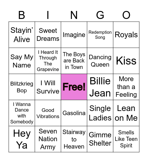 Top 500 #2 Bingo Card