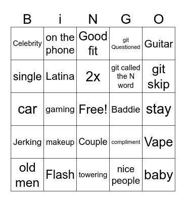 ome Bingo Card