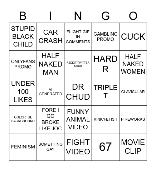iG BINGO Card