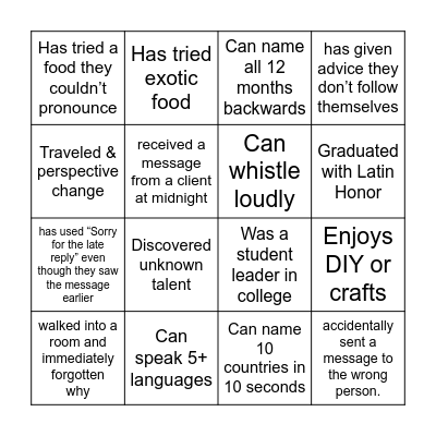 AW VETERINARY SYMPOSIUM 2026 (FIND SOMEONE WHO!) Bingo Card