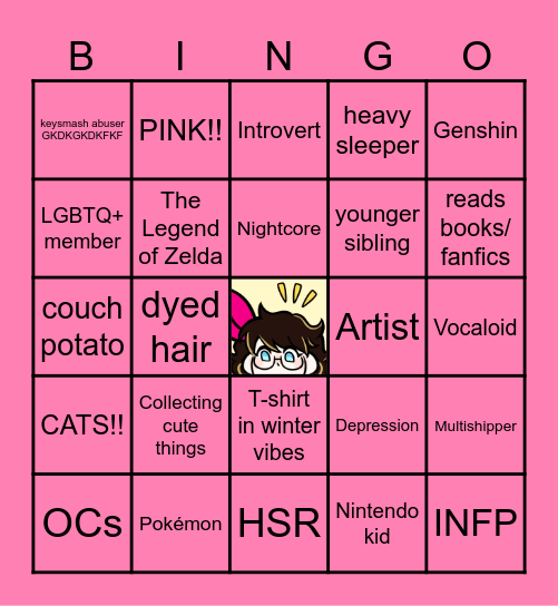 thelegendofalice's Bingo Card