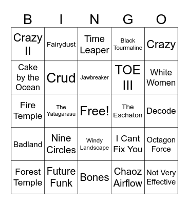 Belvis Bingo Harder >:( Bingo Card