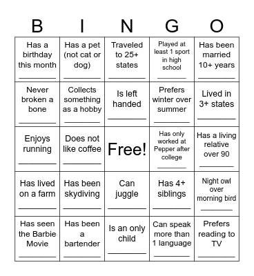 VDC Summit 2026 Bingo Card