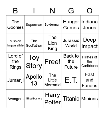 Lights, Camera, Dispatch! Bingo Card