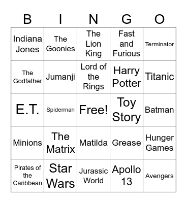 Lights, Camera, Dispatch! Bingo Card
