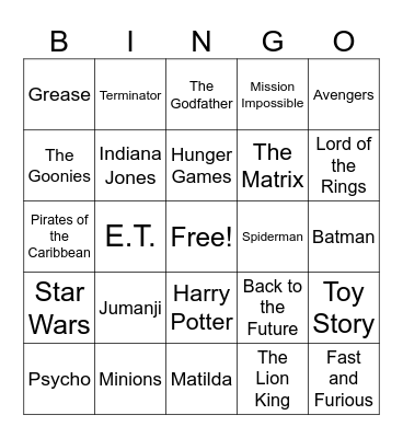 Lights, Camera, Dispatch! Bingo Card
