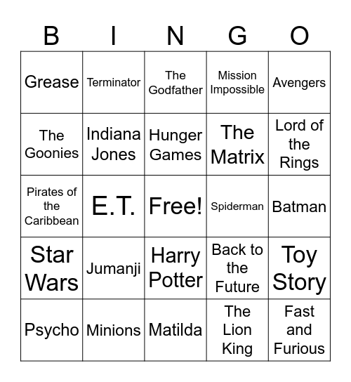 Lights, Camera, Dispatch! Bingo Card