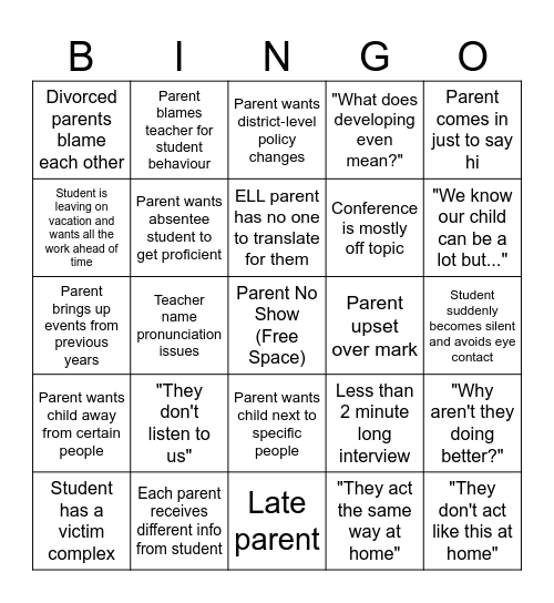 PTC Bingo Card 2026 Bingo Card