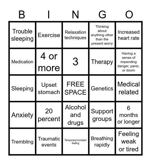 FINDING CALM, ONE SQUARE AT A TIME Bingo Card