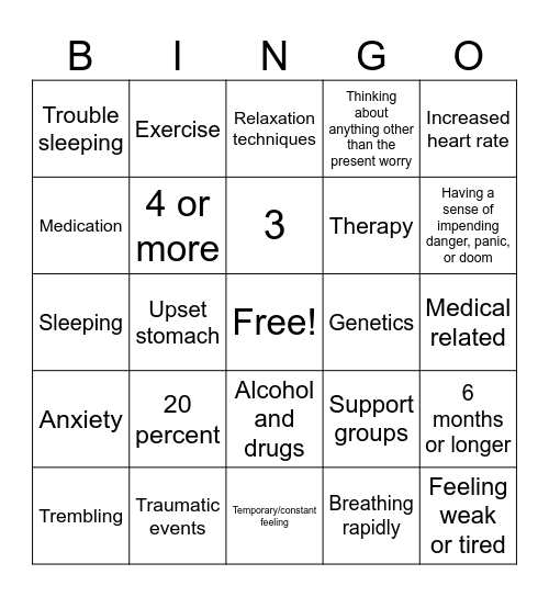FINDING CALM, ONE SQUARE AT A TIME Bingo Card