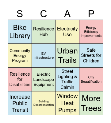 Cal Poly Workshop BINGO Card