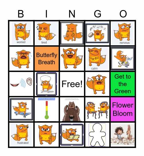 FOCUS Bingo Card
