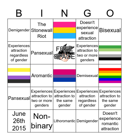 GAY BINGO Card