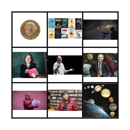 Representantes de la comunicación pública de la ciencia y la tecnología. Bingo Card