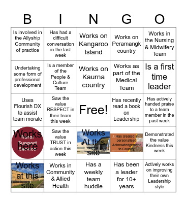 BHFLHN Leadership Bingo Card