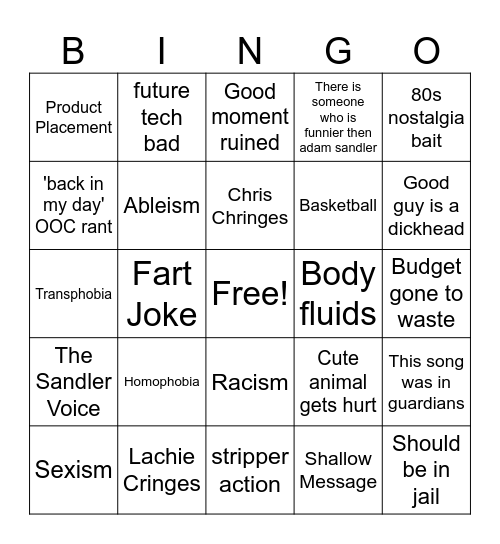 Pixels errrrrrrrrr Bingo Card