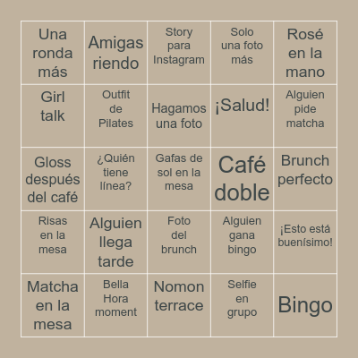 NOMON BINGO Card