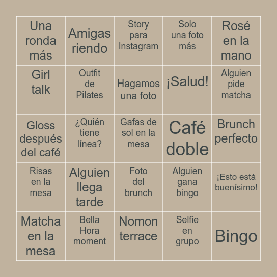 NOMON BINGO Card
