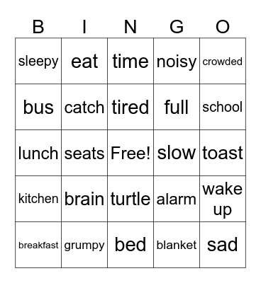 I hate Mondays Bingo Card