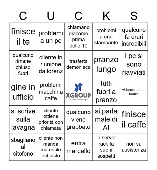 settimana 2 di marzo rip giulio cesare tu si che eri un vero player Bingo Card