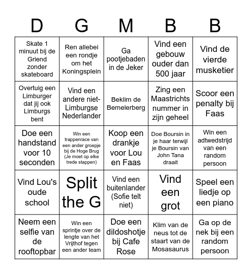 De Grote Mestreech BesturenBingo Card