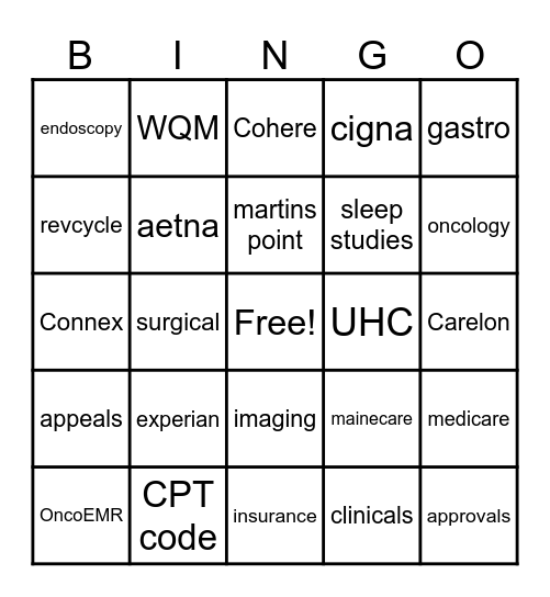 PA BINGO!! Bingo Card