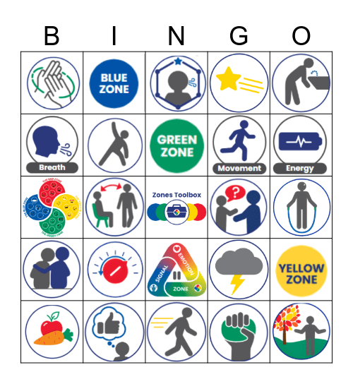 Zones Toolbox Bingo Card