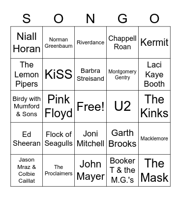 HFG St. Patty's Day Bingo Card