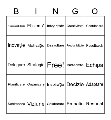 FELIX Bingo Card
