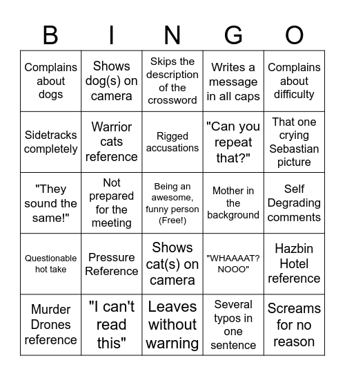 Lilly Science CLEP Bingo Card