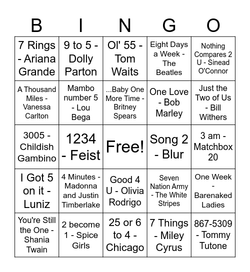 Num653r5 Bingo Card