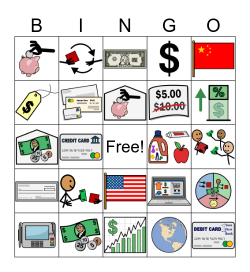 Economics Bingo Card