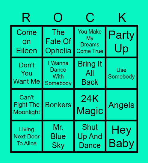 Beats N Bingo 10 (Round 3) Bingo Card