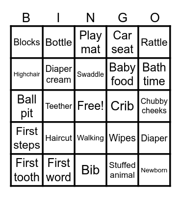 Kolton's Fast Bingo Card