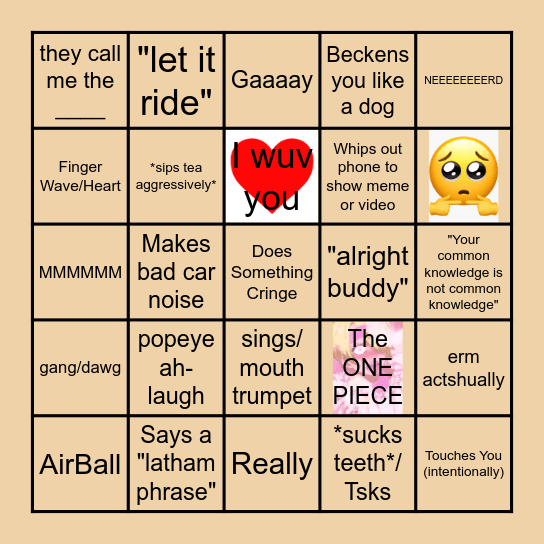 ANELIA'S BIG BIRTHDAY BINGO Card