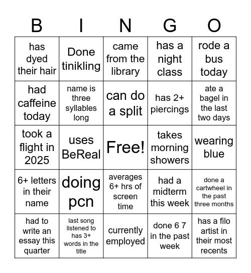 Winter 2026 Kamayan Bingo Card