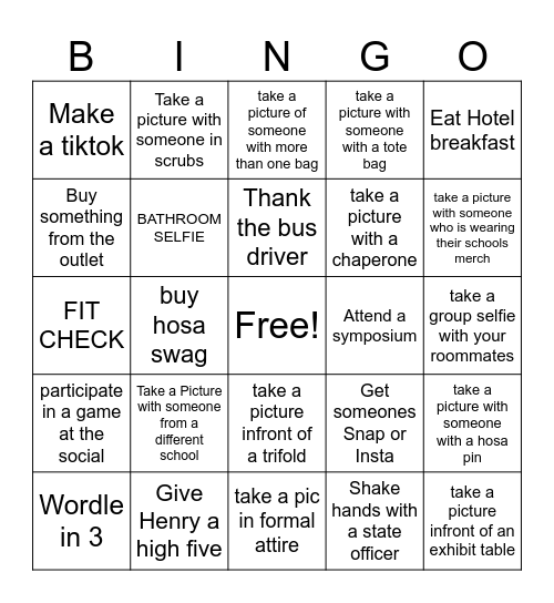 SLC BINGO CHALLENGE Bingo Card
