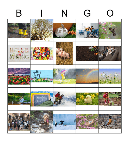 Spring Bingo Card